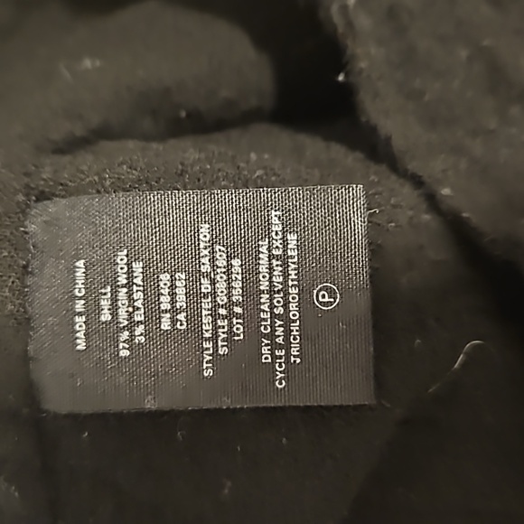 THEORY Virgin Wool Mini Black Dress - Picture 3 of 5